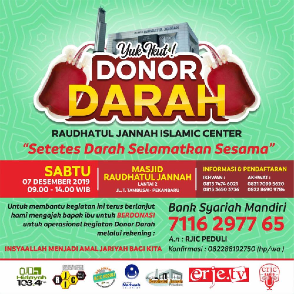 Setetes Darah Selamatkan Sesama