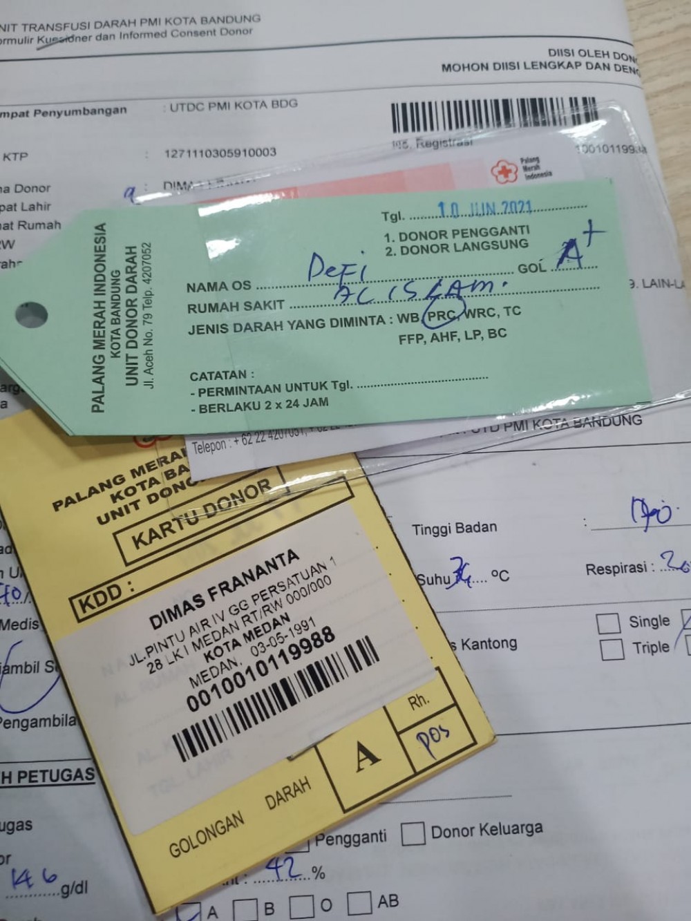 Terima kasih tim blood4life